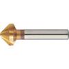 Taper and deburring counterbore, HSS, TiN, 90° with cylindrical shanktype 1433